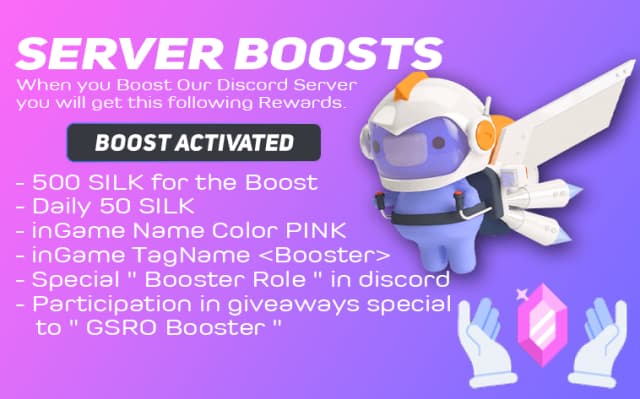 GSRO Discord Nitro Boost